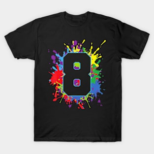 8Th Birthday For Girls Boys T-Shirt